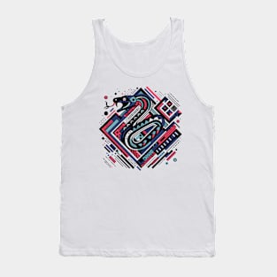 Abstract Animal Snake 2 Tank Top